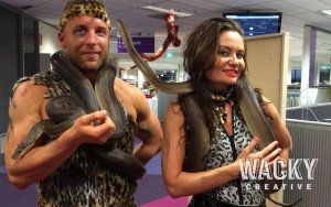 Snake Charmers at Coles Staff Christmas Party