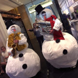 Christmas Snowmen Entertainment at Crown Casino