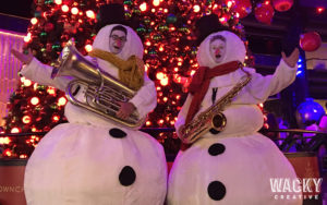 Christmas Snowmen Entertainment at Crown Casino