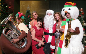 Christmas Snowmen, Pudding, Santa Entertainment at Crown Casino